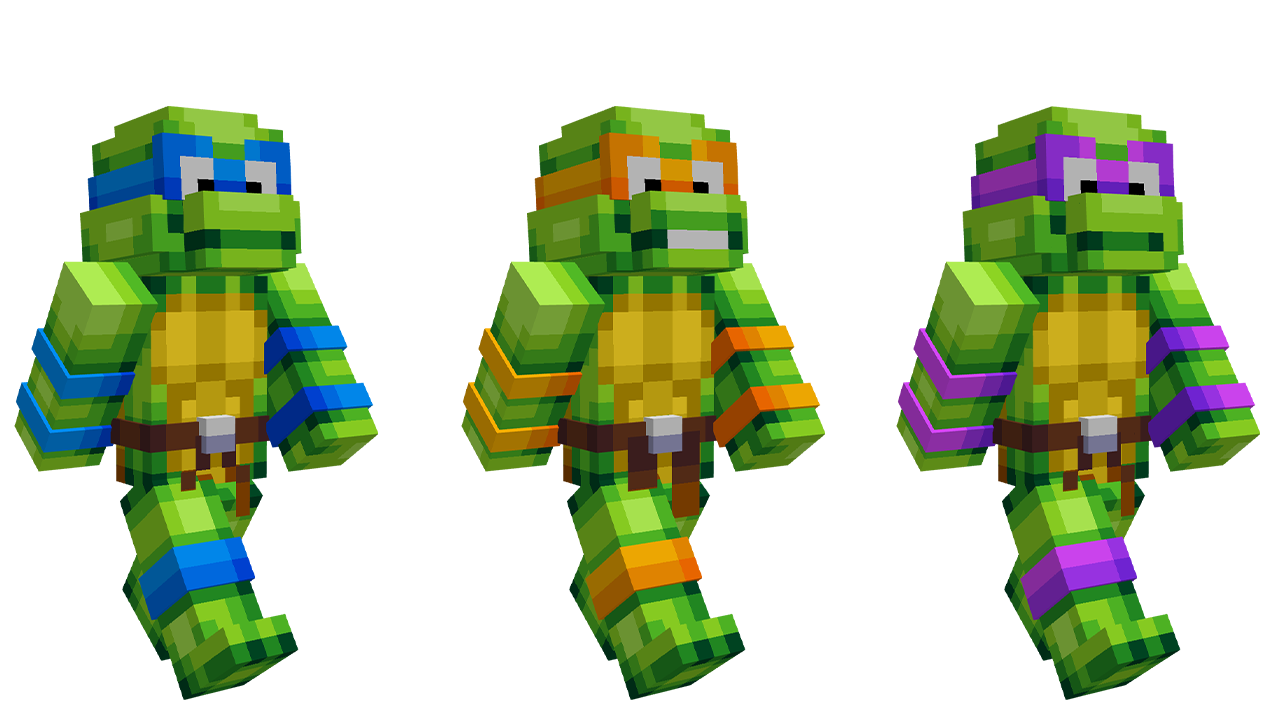 Leonardo, Michelangelo, Donatello