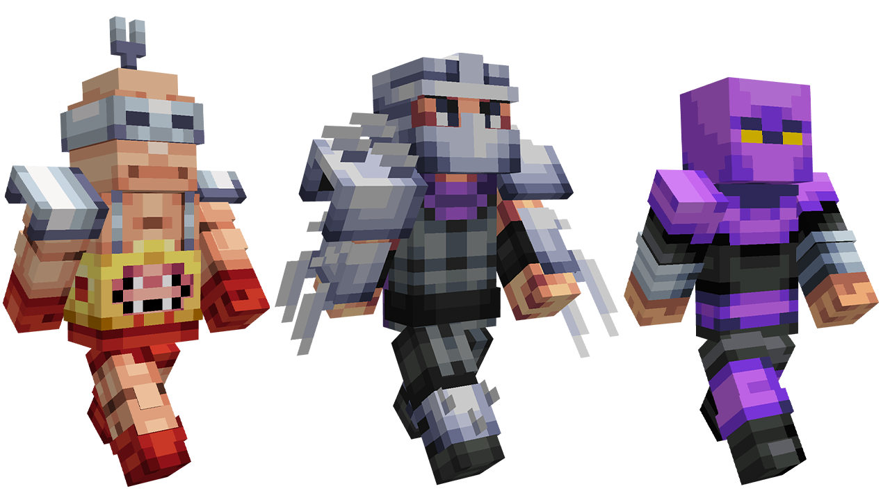 Krang, Shredder, Super Shredder