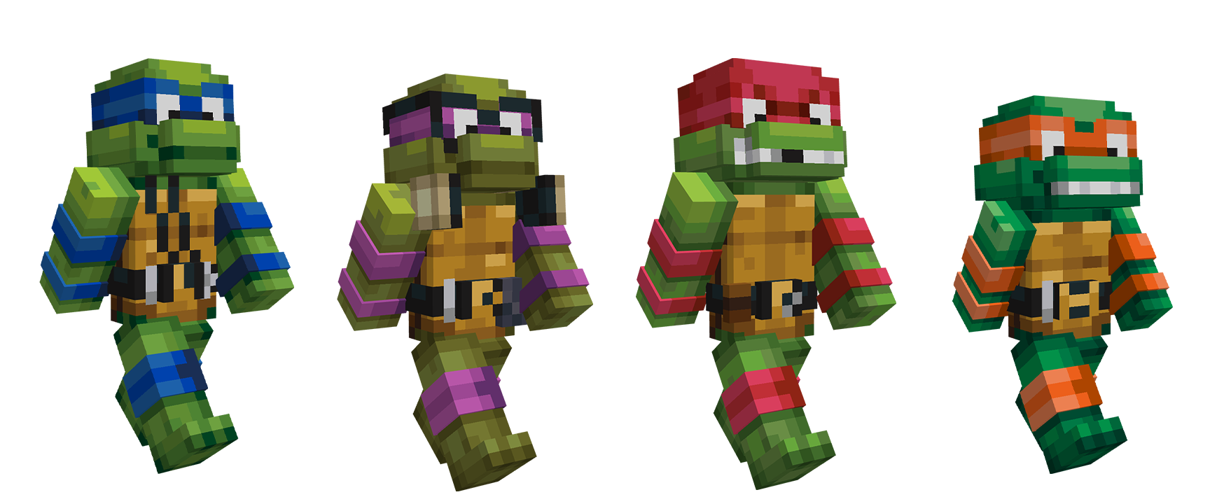 Leonardo (Mutant Mayhem), Donatello (Mutant Mayhem), Raphael (Mutant Mayhem), Michelangelo (Mutant Mayhem)